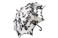 Guy De Jean "Charme" Fleurs Noir Et Blanc
